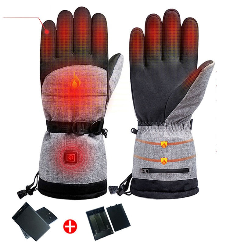 Electric Heated Ski Gloves