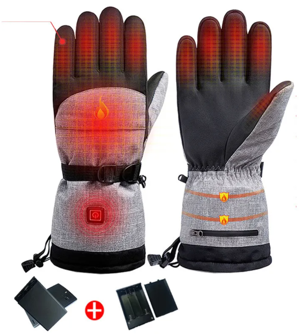 Electric Heated Ski Gloves