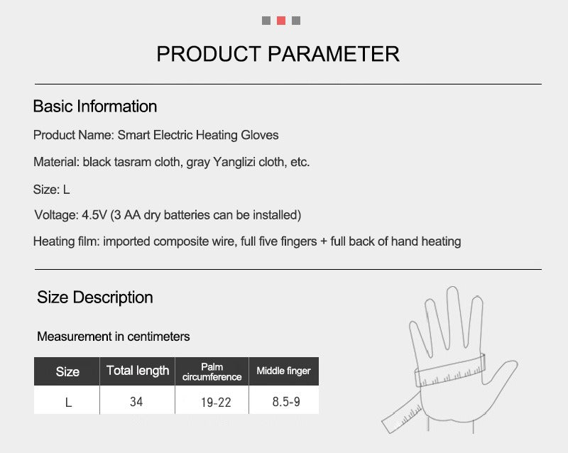 Electric Heated Gloves