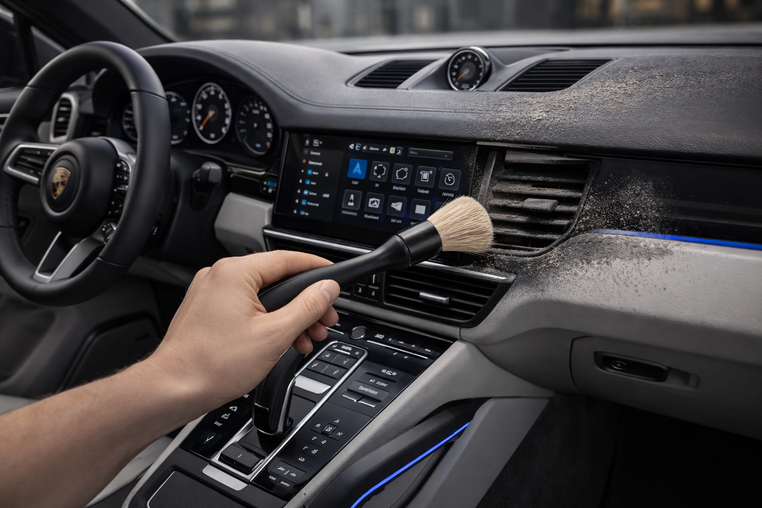 SPORTIVFE™ Soft Interior Detailing Brush Set