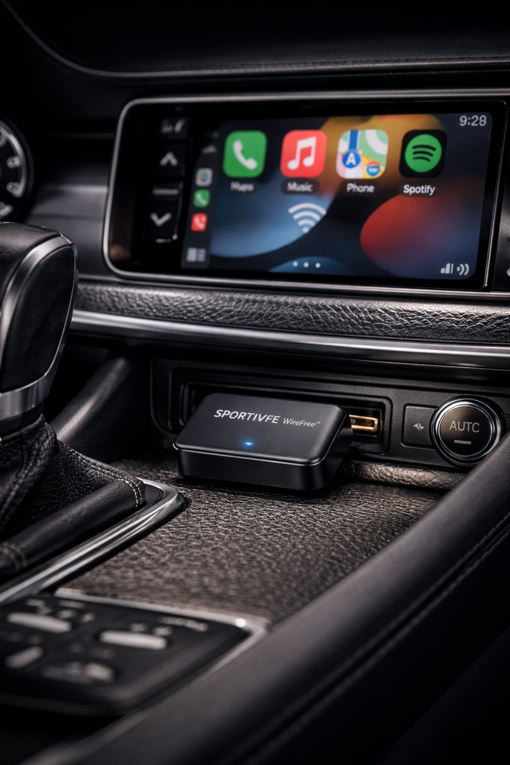 SPORTIVFE WireFree™ — Wireless CarPlay / Android Auto