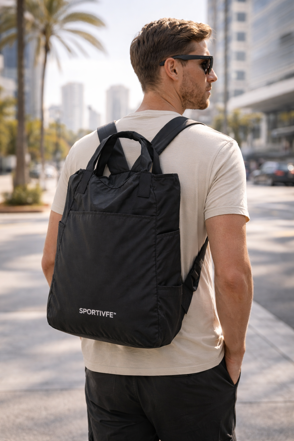 SPORTIVFE™ Packable Tote Backpack